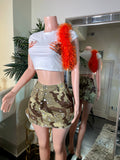 Dess Camo Skirt