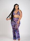 Purple Flame Pant Set